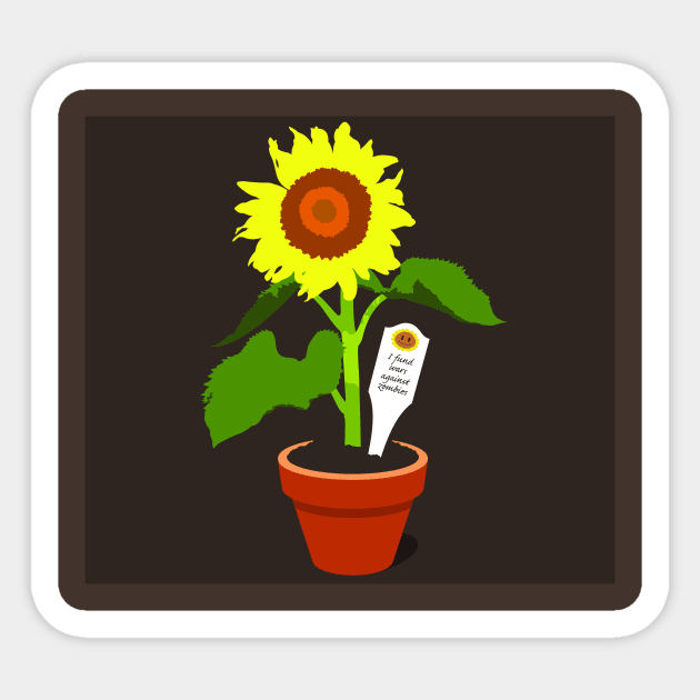 FLOWER POWER Sticker by VectorVectoria